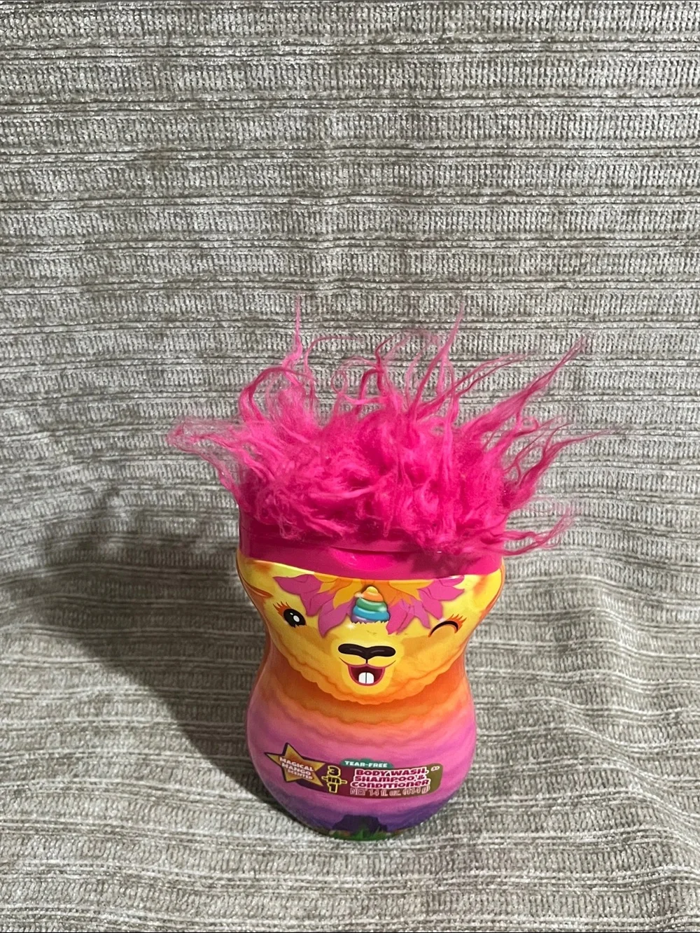 Pink” Hair” Llamacorn Kids 3-in-1 Body Wash Shampoo Conditioner Girls Tear Free